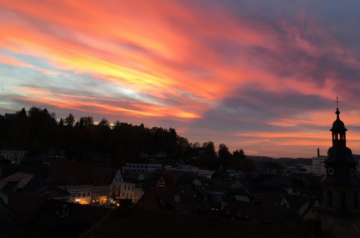 Kulmbach Sonnenuntergang